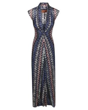 Missoni Long Gown For - Blue