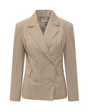 LE SULLY STUDIO Elegant Studio Blazer - Natural