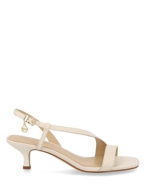 MICHAEL Michael Kors Powder Cow Leather Sandal - Natural