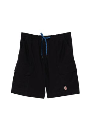 Moncler Cotton Shorts - Black