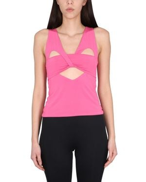 Ambush Top With Cut Out Details - Pink