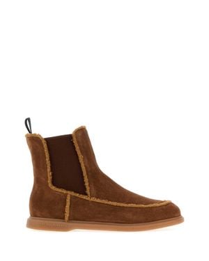 Fratelli Rossetti Suede Ankle Boots - Brown