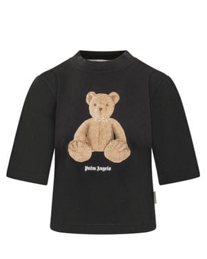 Palm Angels Graphic T-Shirt With Box Print - Black