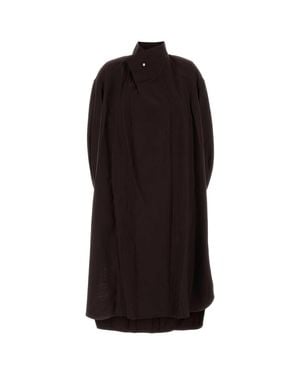 Carven Wool Blend & Mohair Sheath Dress - Black