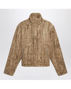 1989 STUDIO Flock Denim Puffer 1989 Camo - Brown