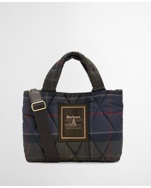 Barbour Mini Quilted Tote Handbag - Black