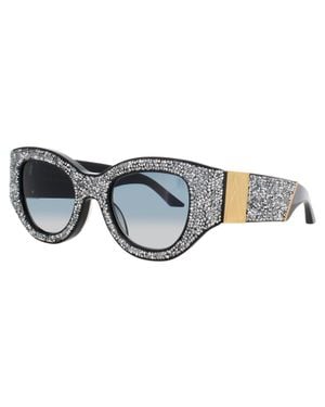 Anna Karin Karlsson Lucky Goes To Vegas Sunglasses With Acetate Frames And Gradient Lenses - Black