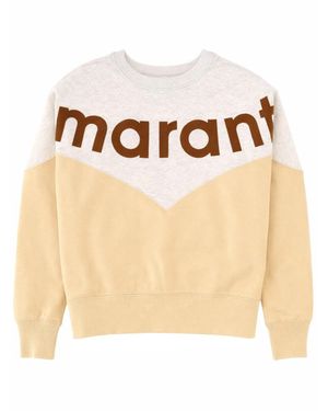 Isabel Marant Houston Sweatshirt Cotton Sweatshirts - Natural