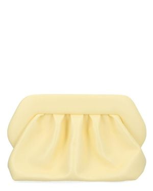 THEMOIRÈ Bios Gathered Clutch Bag - Yellow