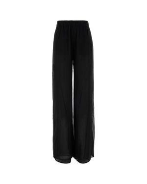 ANDAMANE Pantalone Palazzo - Black