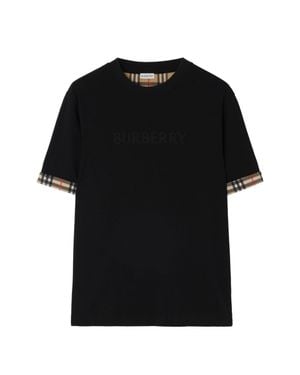 Burberry Ryan Cuff Check Shirt - Black