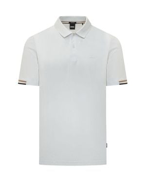 BOSS ESSENTIAL Essential Classic Polo Shirt - White