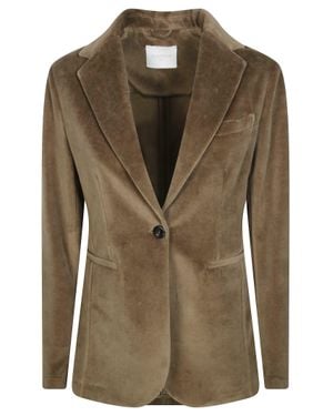 Circolo 1901 Slim Velvet Jacket - Green