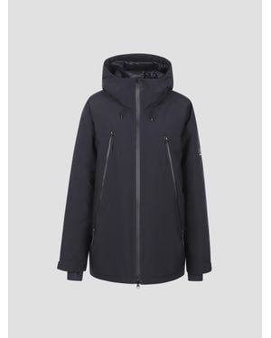 MM6 by Maison Margiela Hooded Zip-Fastening Parka - Blue