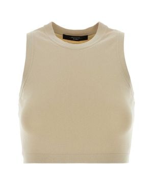 Weekend Sand Knit Bombo Crop Top - Natural