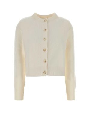 Lisa Yang Cashmere Azalea Cardigan - White
