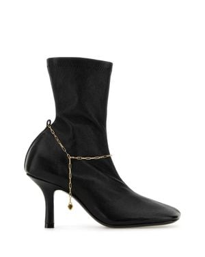 Burberry Leather Pumps - Black