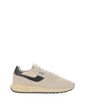 Autry Reelwind Low Suede/Net - White