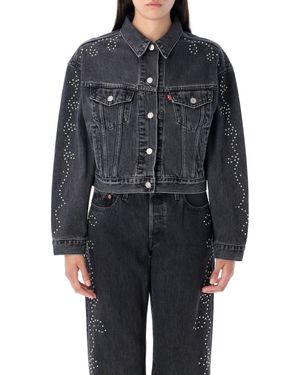 Levi's Shrunken '90S Trucker Denim Jacket - Black