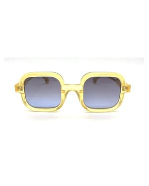 Anne et Valentin Savage Acetate Sunglasses - Blue
