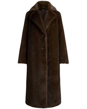 Ralph Lauren Tailored Belted Wool-Blend Coat - Brown