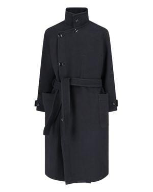 Lemaire Wool Jacket With Cotton Lining - Black