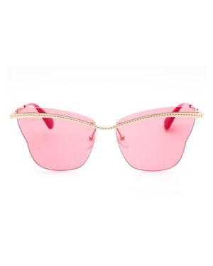 MAX&Co. Metal Cat Eye Sunglasses - Pink