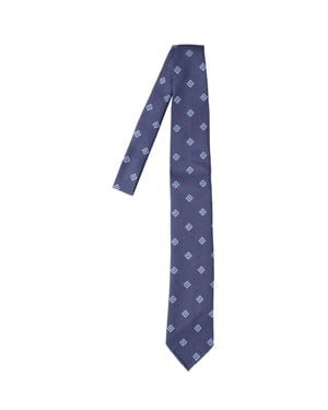Cesare Attolini Luxurious 100% Silk Tie For - Blue