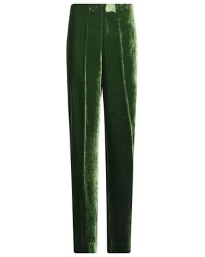 P.A.R.O.S.H. Velvet Viscose Silk Pants For - Green