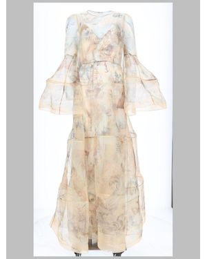 Zimmermann Elegant Silk Mini Dress - Natural