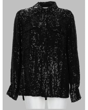 P.A.R.O.S.H. P. A.R. O.S. H. Elegant Viscose Shirt - Black
