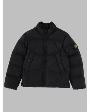 Stone Island Kids Rds Down Puffer Sports Jacket - Black
