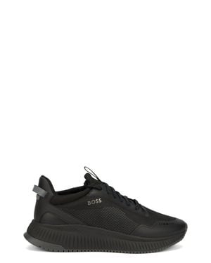 BOSS Mini Minimalist Athletic Sneakers - Black