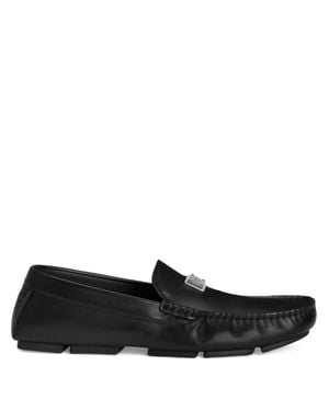 Dolce & Gabbana Dolce & Gabbana Dg Driver Calfskin Loafer - Black