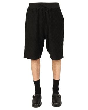 Ambush Monogram Logo Bermuda - Black