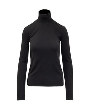 Jil Sander Chic Knit Top - Black