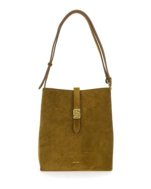Soeur Shoulder Bag Bello Leather - Green