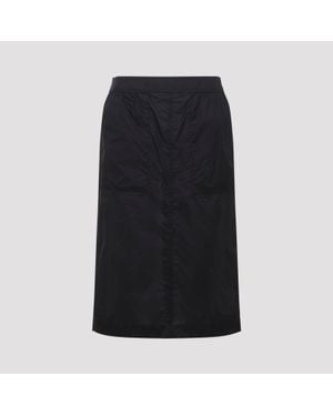Saint Laurent Midi Skirt - Black