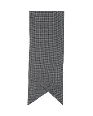 Destin Houndstooth Pointed Scarf - Gray