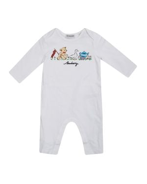 Burberry Teddy Friend Romper - White