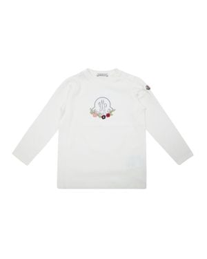 Moncler Baby Cotton T-Shirt - White