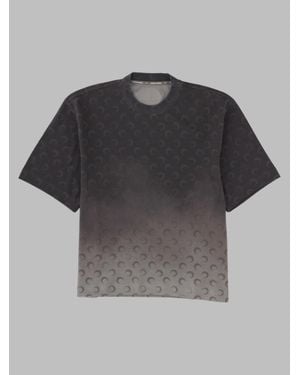 Marine Serre Cotton Mini T-Shirt - Gray