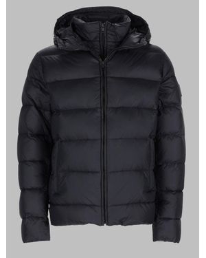 Fay Hooded Puffer Jacket - Black