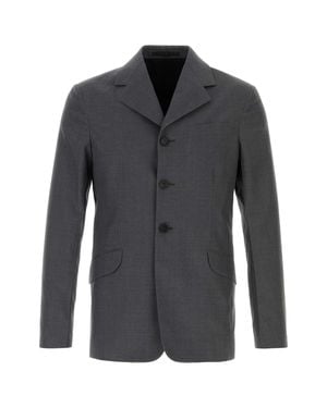 Jil Sander Notched Lapel Blazer - Black