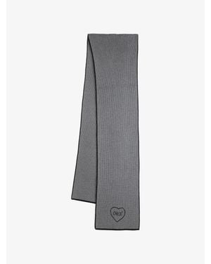 Chloé Logo Scarf - Gray