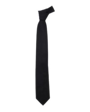 Tom Ford Silk Tie With Back Knot Closure - Blue