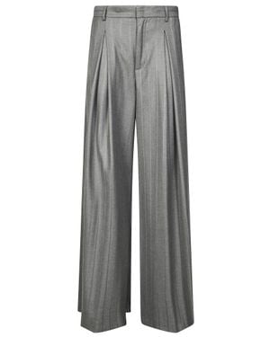 ANDAMANE Chic Palazzo Pants For - Gray