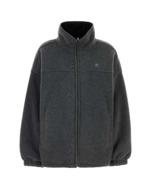Alexander Wang Oversize Reversible Flannel Jacket - Black