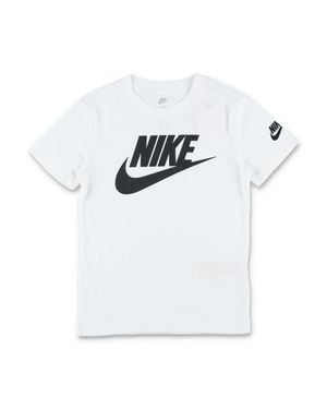 Nike Boys Graphic Logo T-Shirt - White
