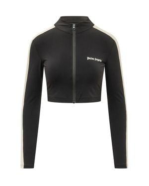 Palm Angels Logo Training Jacket - Black